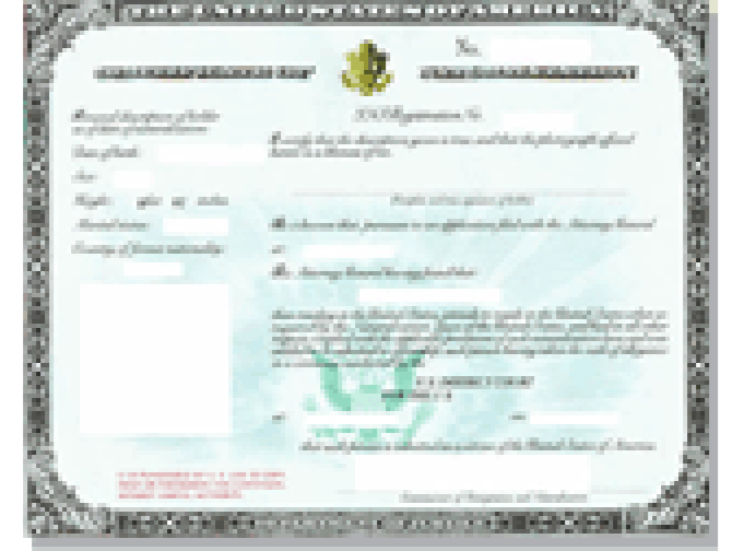 Naturalization Cert